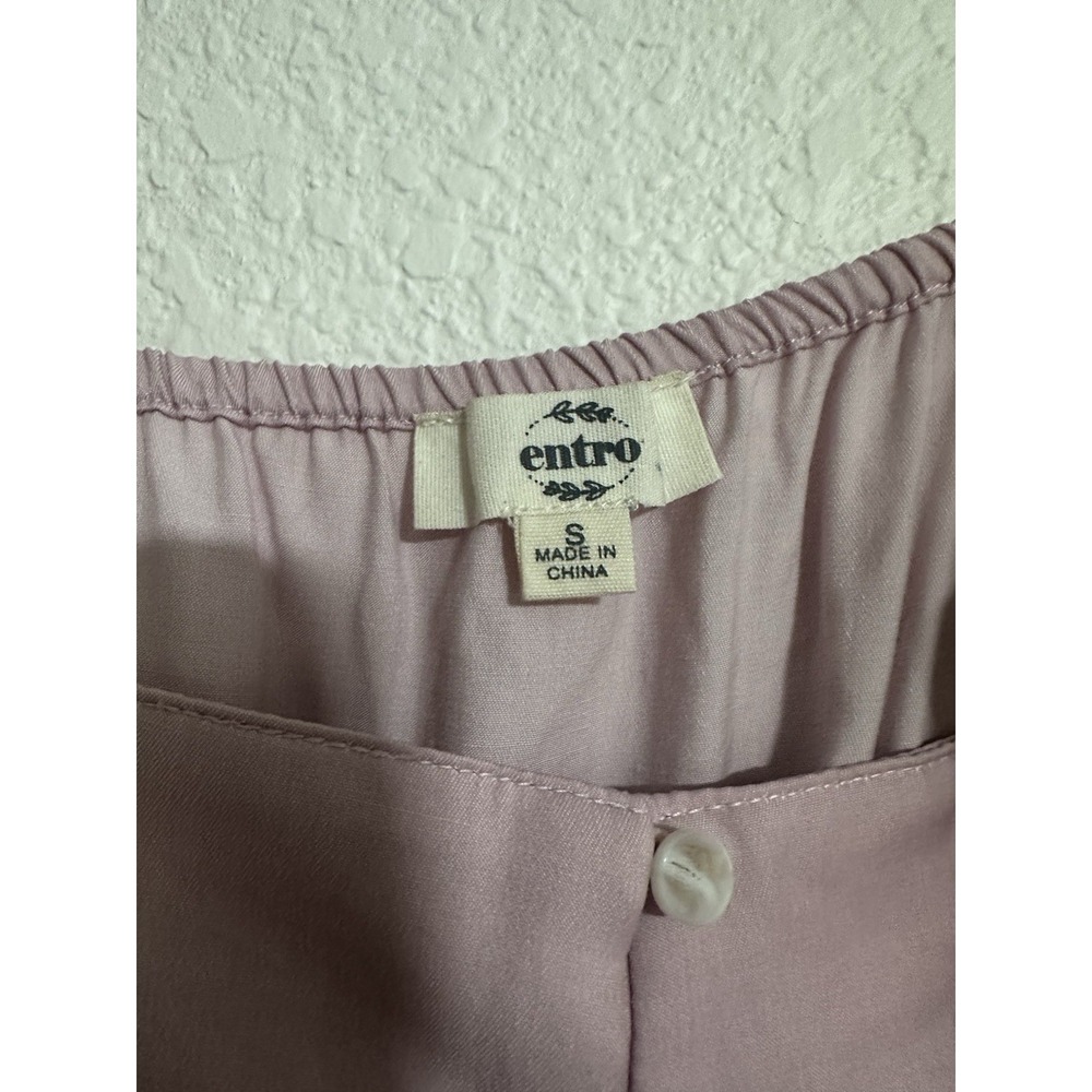 Tiered Midi Babydoll Dress Lilac Purple S Entro Lavender Prairie Cottagecore - Picture 4 of 6